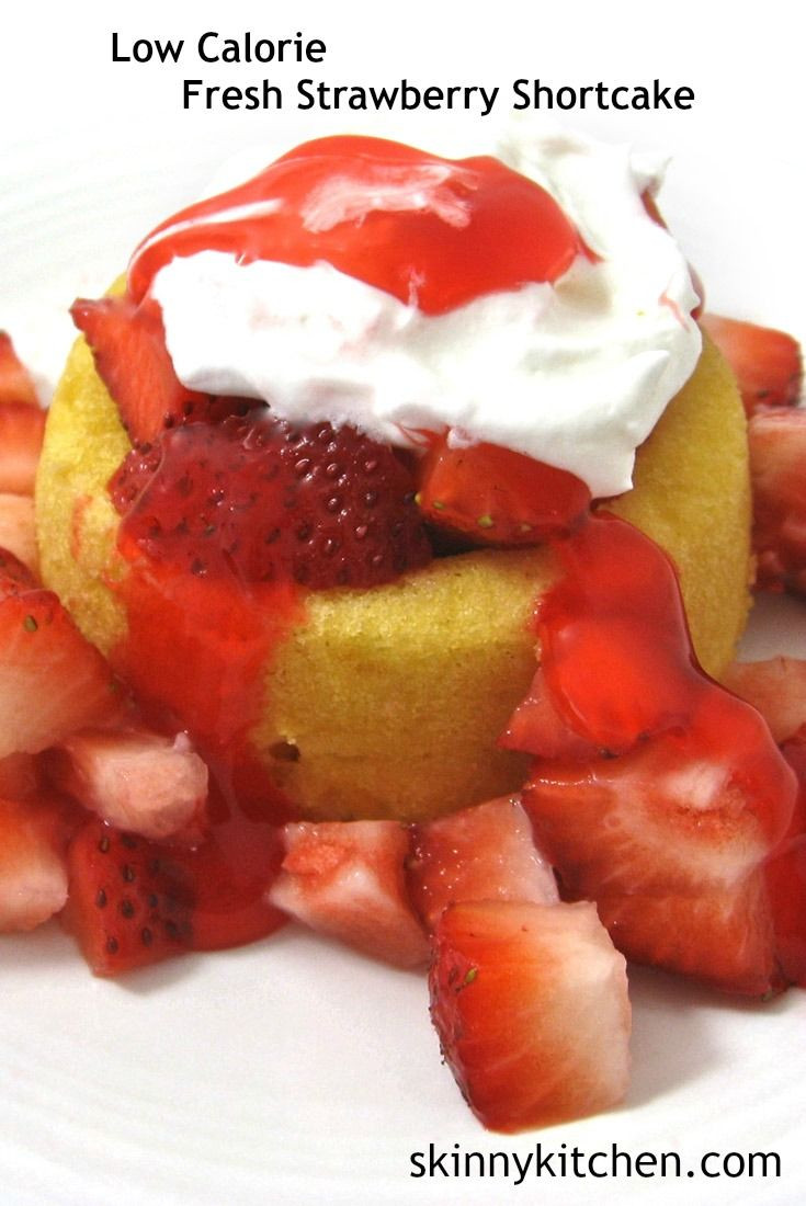 Low Calorie Strawberry Shortcake
 Low Calorie Fresh Strawberry Shortcake