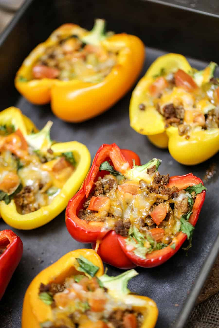 Low Calorie Stuffed Bell Peppers
 Bell Pepper Stuffed Tacos