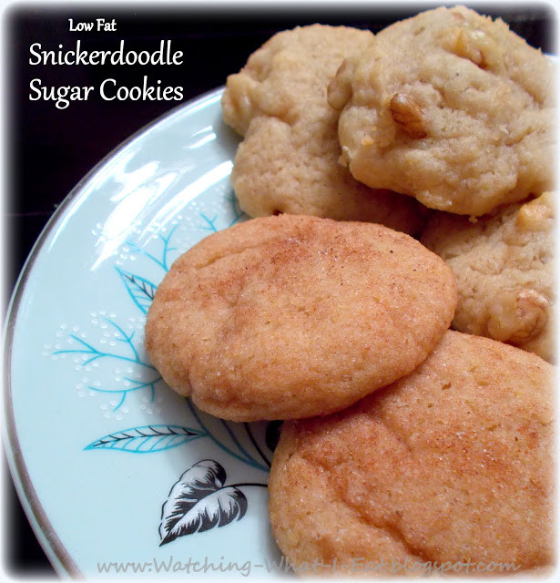 Low Calorie Sugar Cookies
 Watching What I Eat Low Fat Snickerdoodle Sugar Cookies