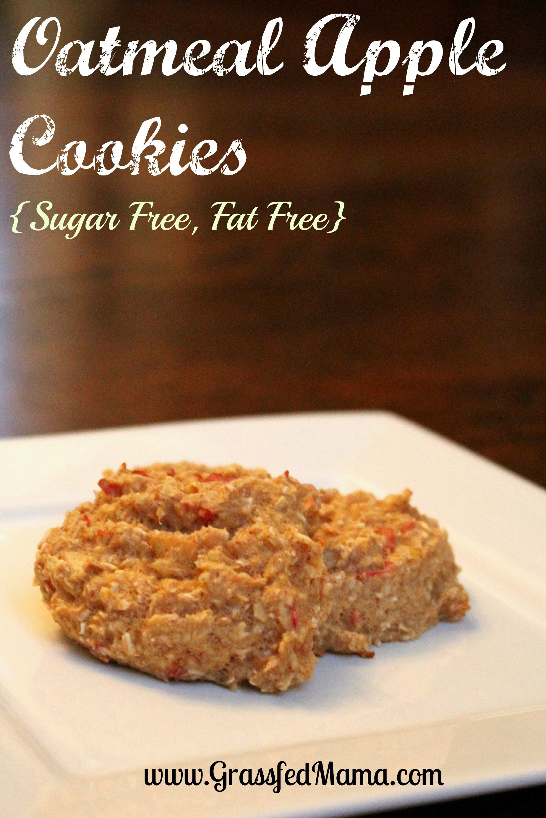 Low Calorie Sugar Cookies
 Low Fat Low Sugar Oatmeal Apple Cookies Grassfed Mama