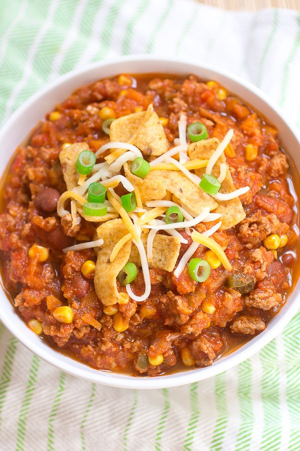 Low Calorie Turkey Chili
 Low Fat Turkey Chili