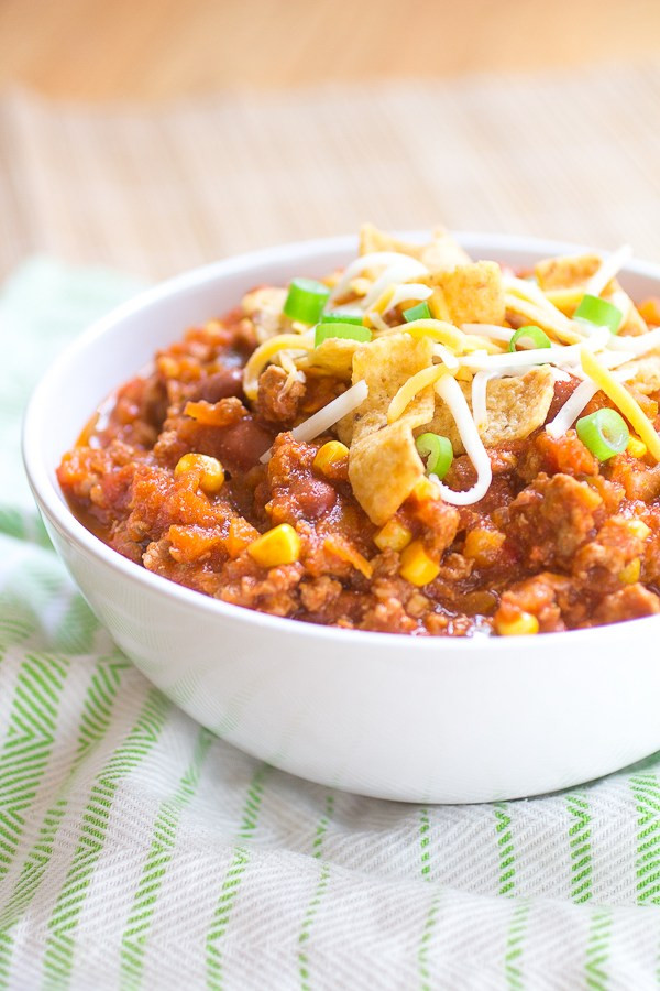 Low Calorie Turkey Chili
 Low Fat Turkey Chili