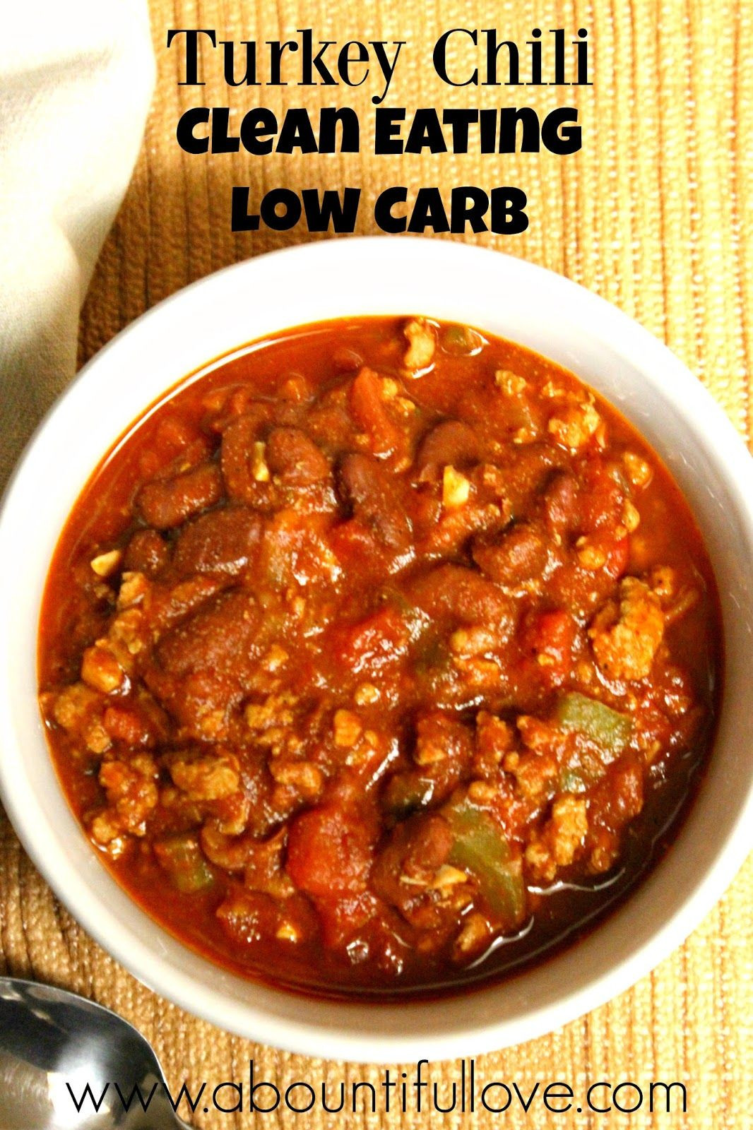 Low Calorie Turkey Chili
 Turkey Chili Clean Eating and Low Carb