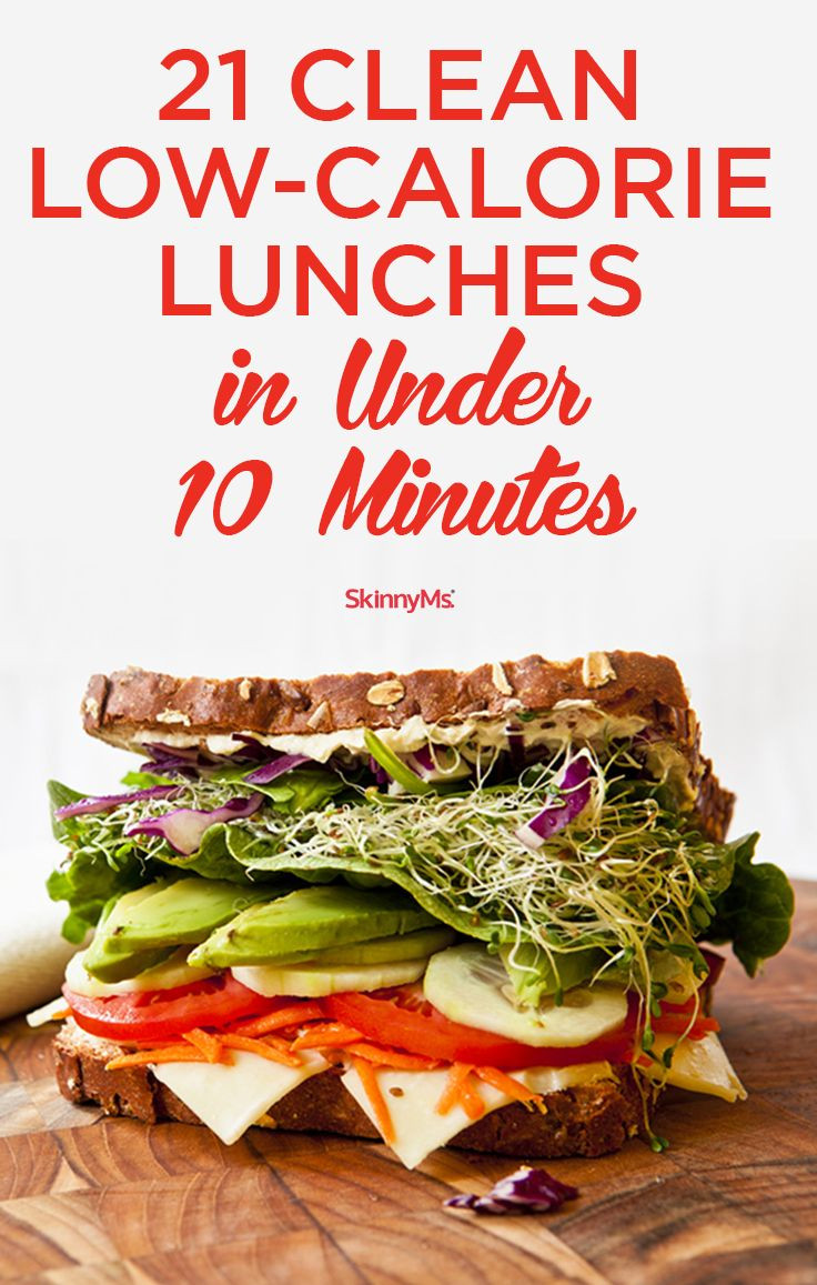 Low Calorie Vegan Recipes
 Best 25 Low calorie lunches ideas on Pinterest