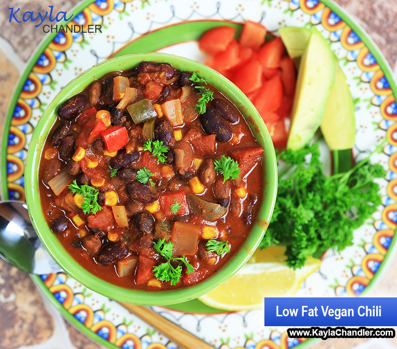 Low Calorie Vegetarian Chili
 Gluten Free Healthy Hearty Chili Recipe with Vegan