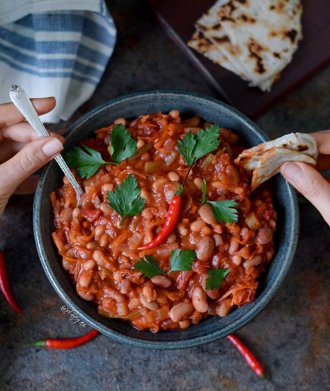 Low Calorie Vegetarian Chili
 Vegan chili recipe with beans