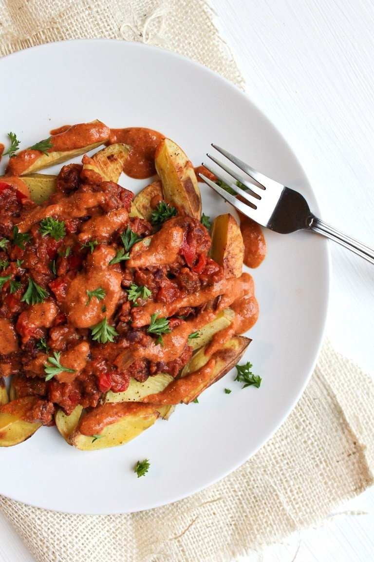 Low Calorie Vegetarian Chili
 Vegan Chili Cheese Fries