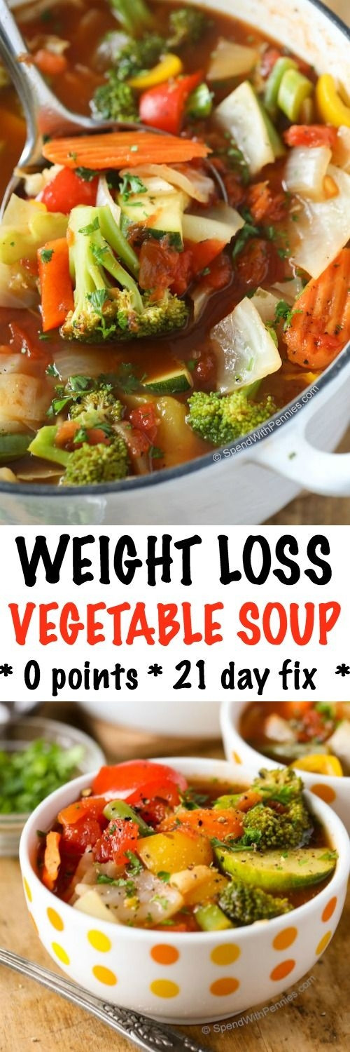 Low Calorie Vegetarian Recipes For Weight Loss
 This Weight Loss Ve able Soup Recipe is one of our
