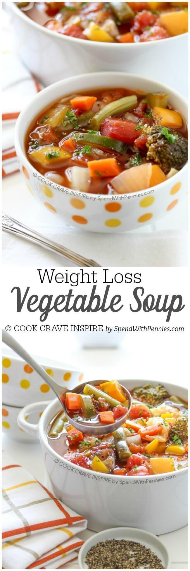 Low Calorie Vegetarian Recipes For Weight Loss
 This Weight Loss Ve able Soup Recipe is one of our