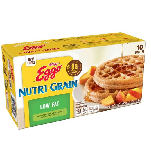 Low Calorie Waffles
 Kellogg s Eggo Nutri Grain Low Fat Waffle 10 ct Tar