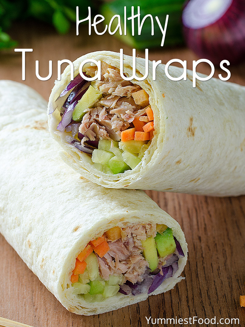 Low Calorie Wrap Recipes
 Healthy Tuna Wraps Recipe from Yummiest Food Cookbook