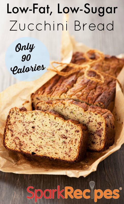 Low Calorie Zucchini Bread
 Low Fat Low Calorie Zucchini Bread Recipe