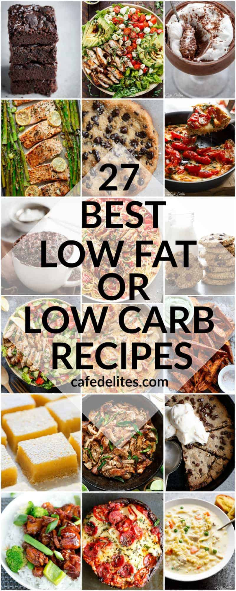 Low Carb And Low Fat Recipes
 27 BEST LOW FAT & LOW CARB RECIPES FOR 2017 Cafe Delites