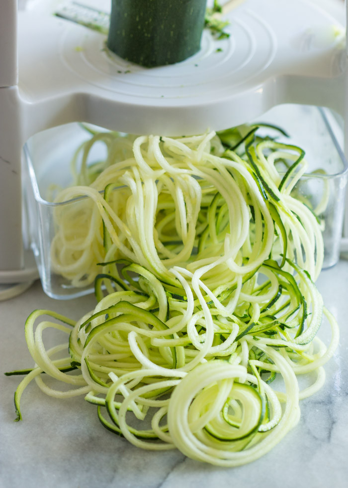 Low Carb Asian Noodles
 Easy 10 Minute Asian Zucchini Noodles