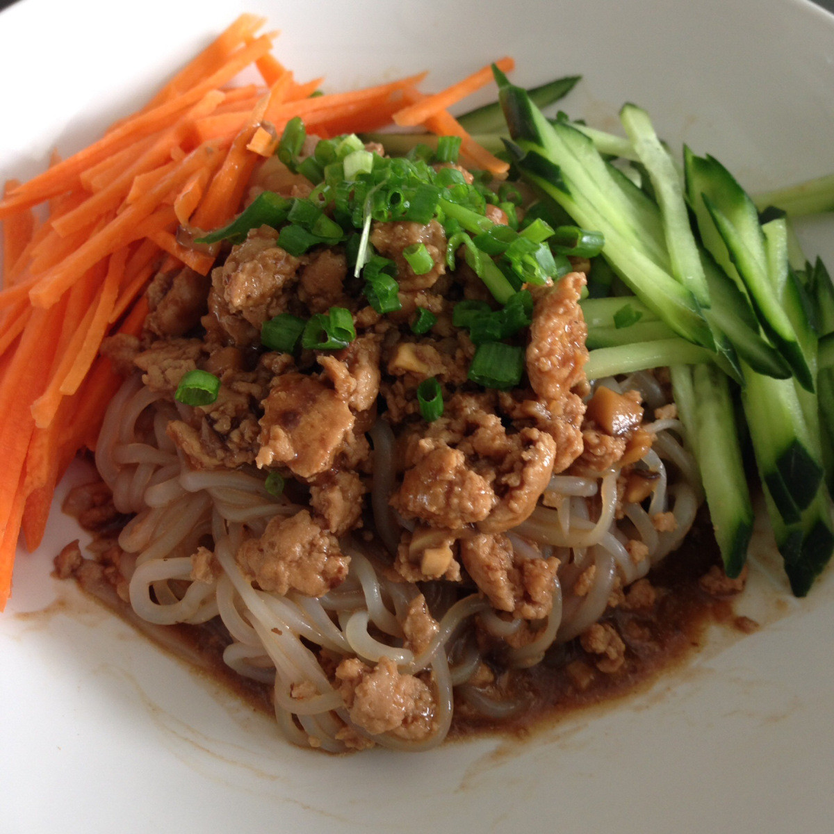 Low Carb Asian Noodles
 Low Carb Zha Jiang Mian Chinese Minced Meat Noodles