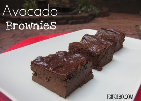 Low Carb Avocado Brownies
 25 Sweet Treats With Hidden Avocado Grain Free Paleo