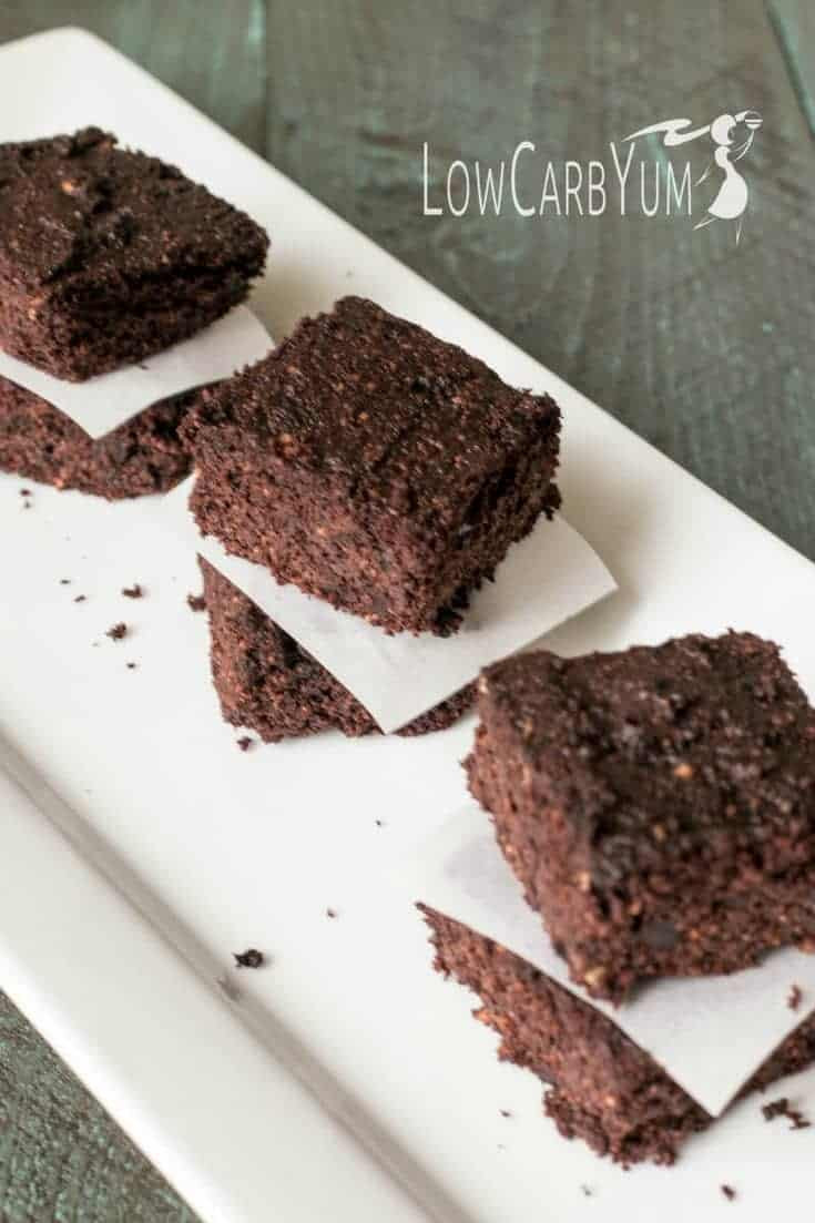 Low Carb Avocado Brownies
 low carb gluten free chocolate avocado brownies port