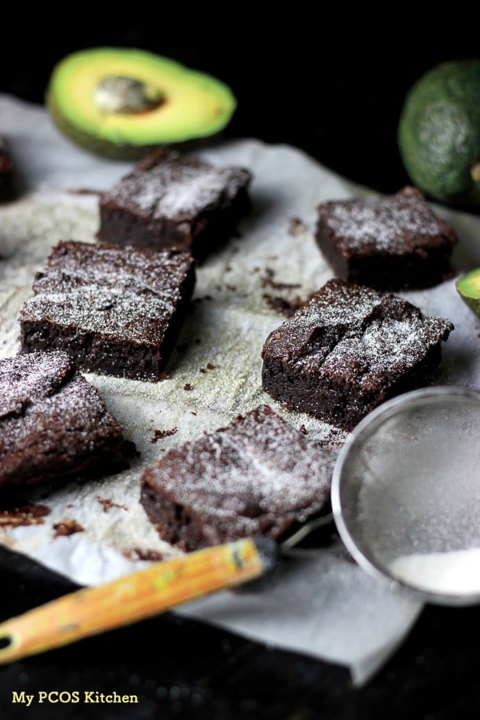 Low Carb Avocado Brownies
 My PCOS Kitchen Keto Avocado Brownies These fudgy