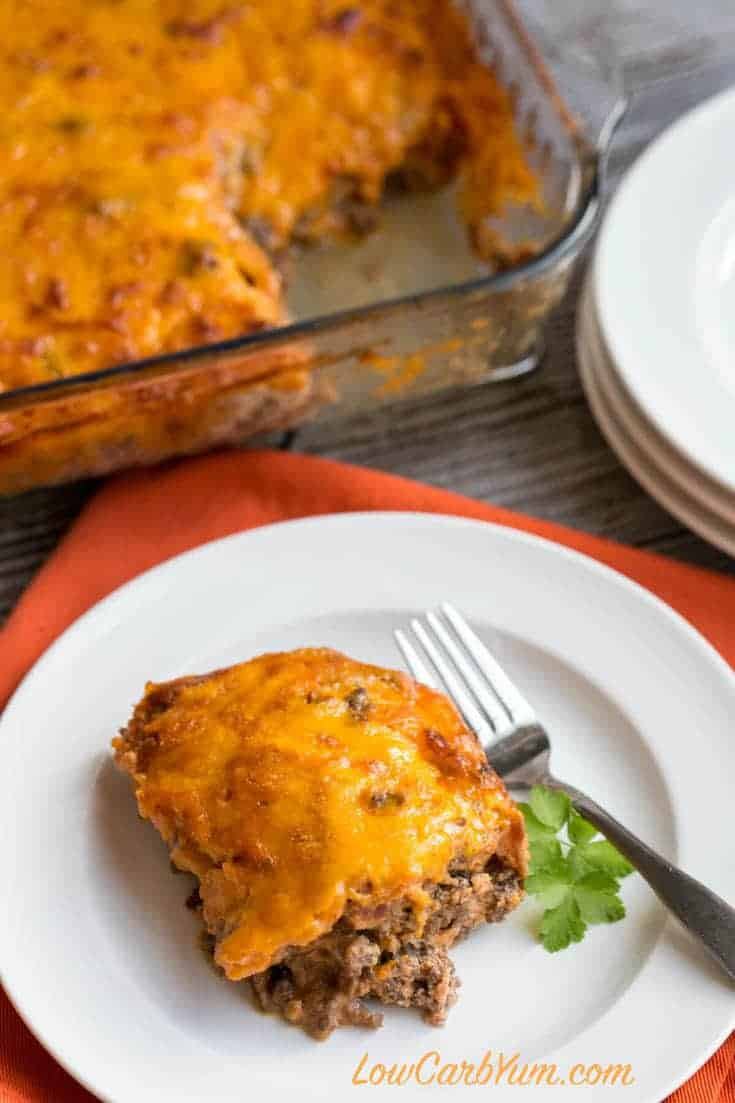 Low Carb Bacon Recipes
 Low Carb Bacon Cheeseburger Casserole Gluten Free