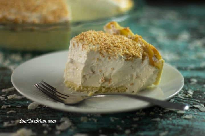 Low Carb Banana Cream Pie
 Sugar Free Coconut Cream Pie