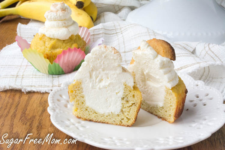 Low Carb Banana Cream Pie
 Low Sugar Low Carb Banana Cream Pie Cupcakes