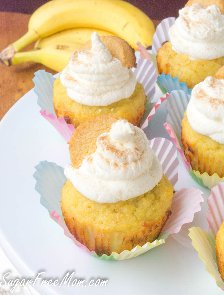 Low Carb Banana Cream Pie
 Low Sugar Low Carb Banana Cream Pie Cupcakes