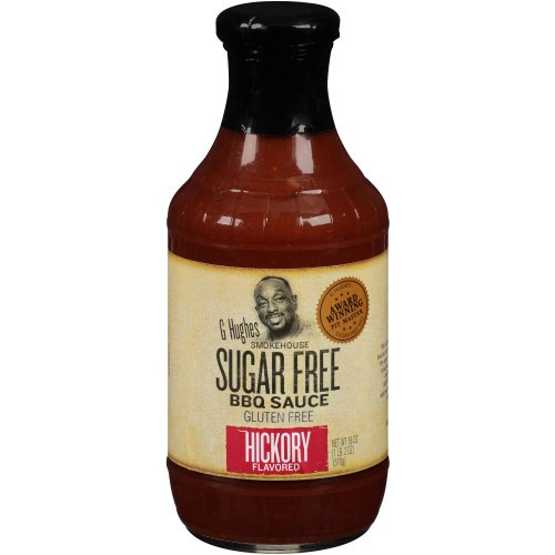 Low Carb Bbq Sauce Walmart
 G Hughes Smokehouse Sugar Free BBQ Sauce Hickory Flavored