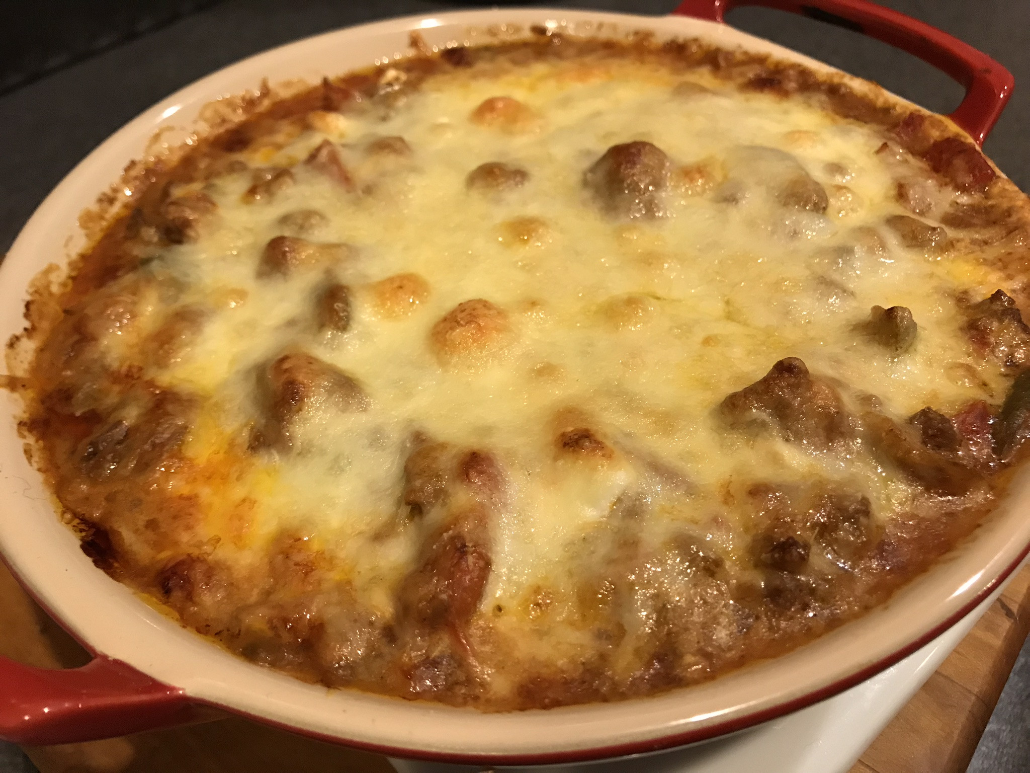 Low Carb Beef Casserole
 Low Carb Cheesy Beef Casserole