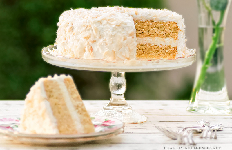 Low Carb Birthday Cake Recipes
 Healthy Vanilla Coconut Cake Sugar Free Gluten Free