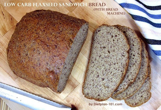 Low Carb Bread Machine Yeast Recipes
 Low Carb Flaxseed Sandwich Bread with Bread Machine