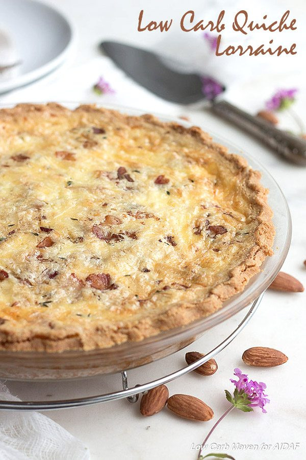 Low Carb Breakfast Quiche
 Low Carb Keto Bacon Cheese Quiche Recipe
