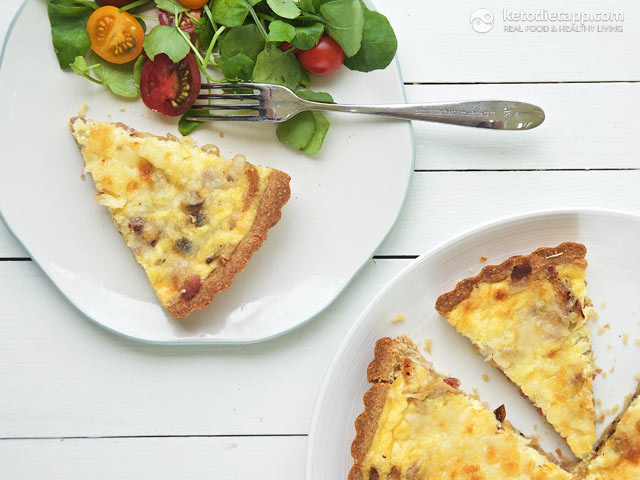 Low Carb Breakfast Quiche
 Low Carb Quiche Lorraine