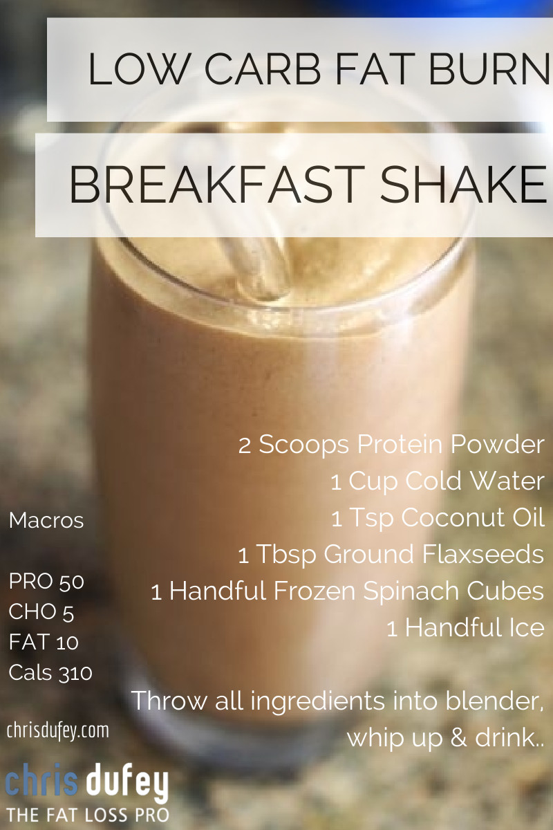 Low Carb Breakfast Smoothies
 Low Carb Fat Burning Breakfast Smoothie