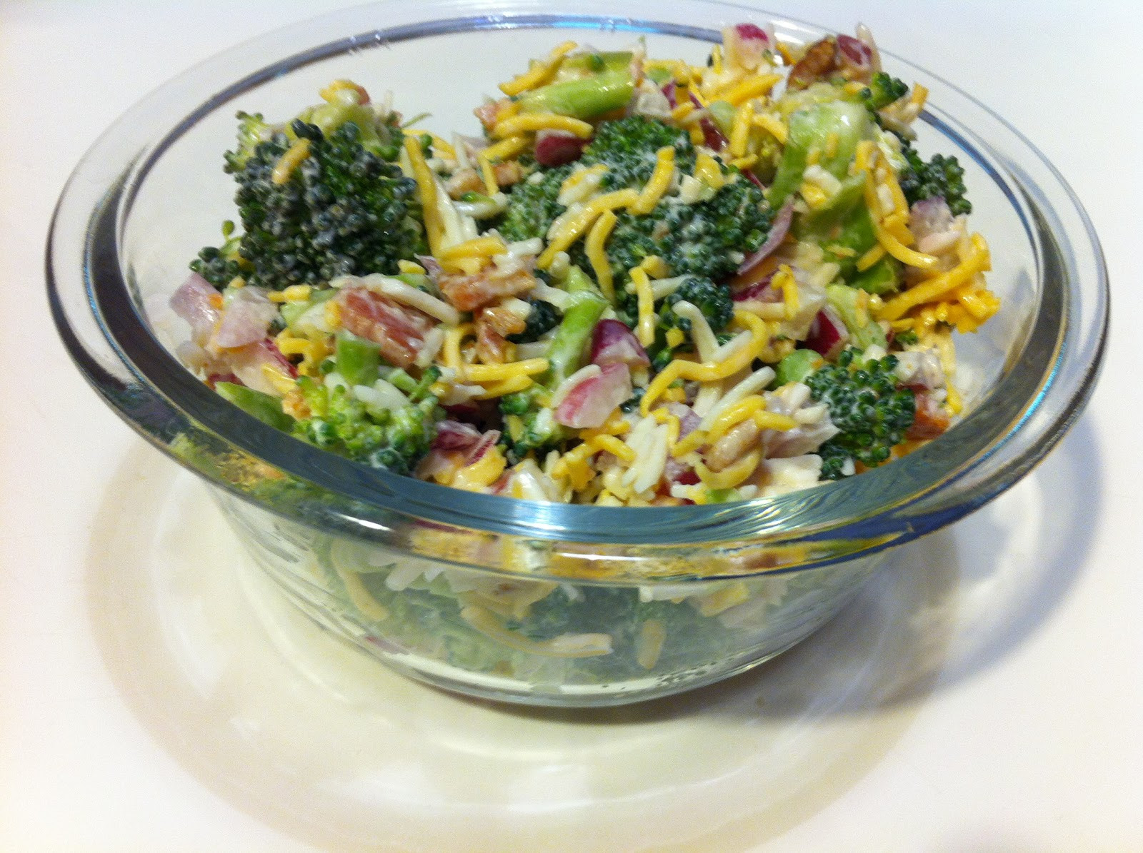 Low Carb Broccoli Salad
 Designs by Birgit Low Carb Broccoli Salad