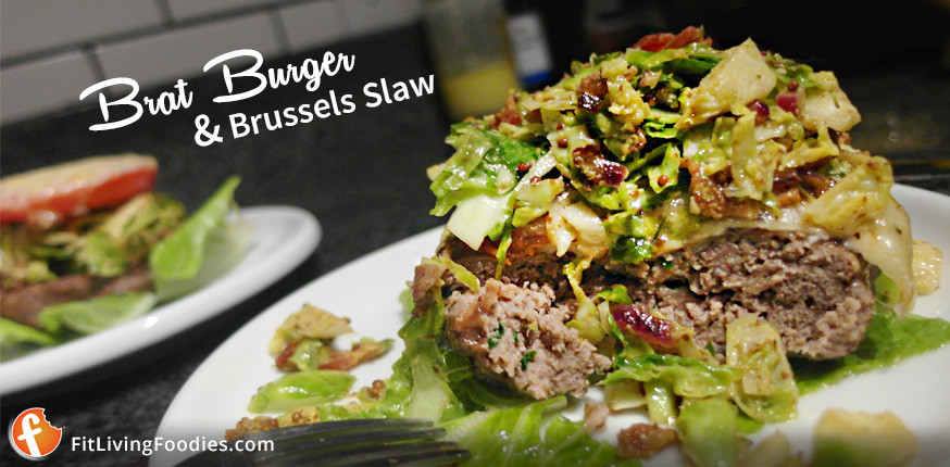 Low Carb Brussel Sprout Recipes
 Ultra Low Carb Bratwurst Burger with Brussels Sprouts Slaw