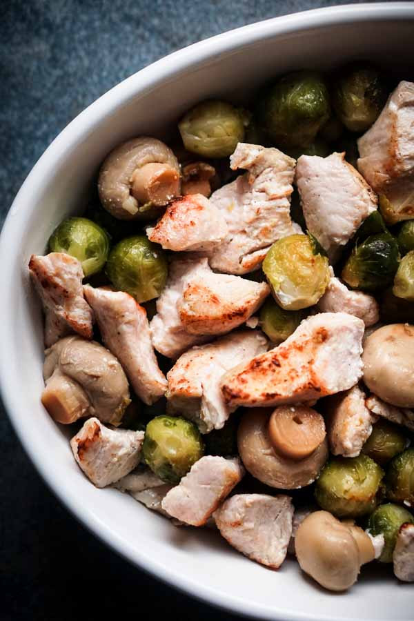 Low Carb Brussel Sprout Recipes
 Roasted Turkey Breast Mushrooms & Brussels Sprouts