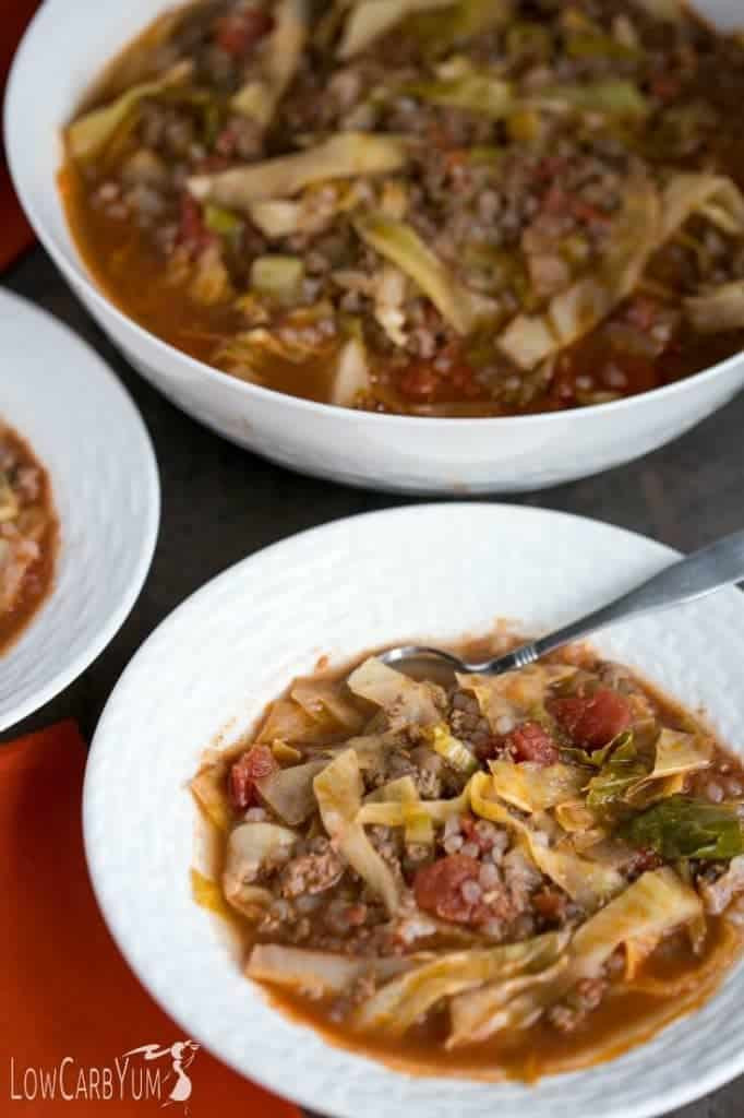 Low Carb Cabbage Recipes
 Unstuffed Cabbage Soup Recipe Easy Low Carb Meal