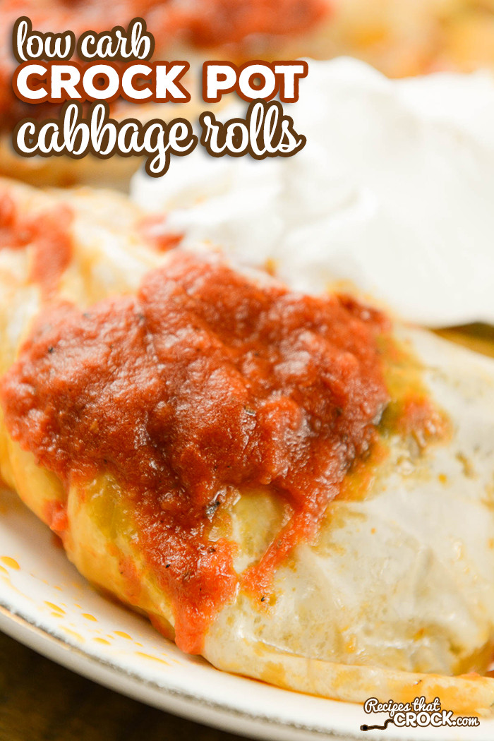 Low Carb Cabbage Recipes
 Crock Pot Cabbage Rolls Recipes That Crock