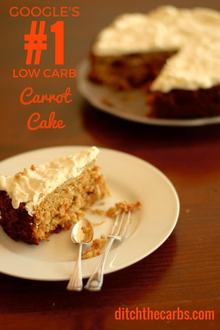 Low Carb Cake Recipes
 Low Carb Carrot Cake with Cream Cheese Frosting