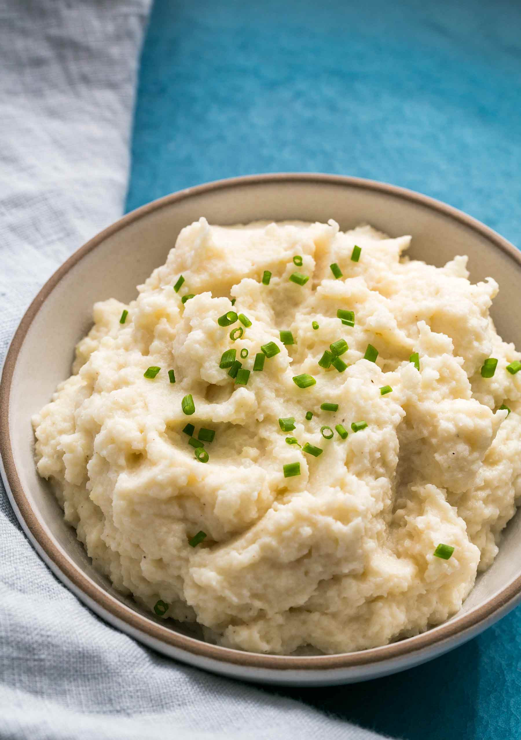 Low Carb Cauliflower Mashed Potatoes
 low carb cauliflower mashed potatoes