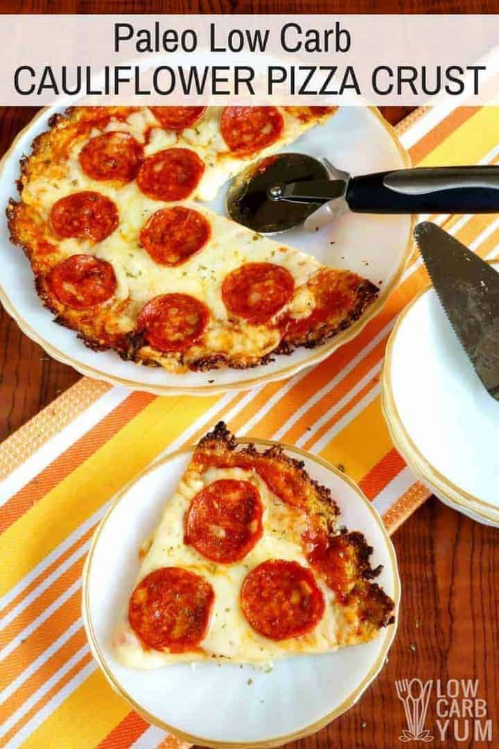 Low Carb Cauliflower Pizza Crust Recipes
 paleo cauliflower pizza crust