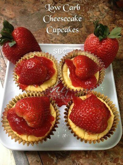Low Carb Cheesecake Cupcakes
 Low Carb Cheesecake Cupcakes😋 tipit