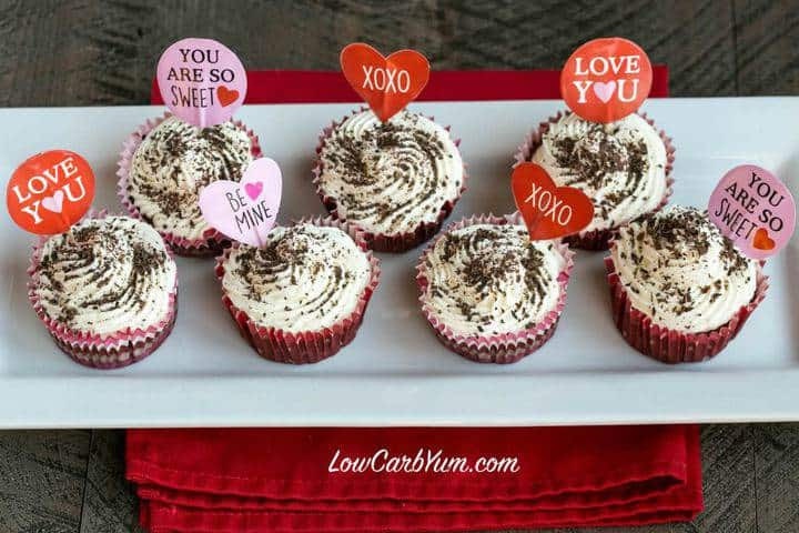 Low Carb Cheesecake Cupcakes
 Red Velvet Cheesecake Cupcakes