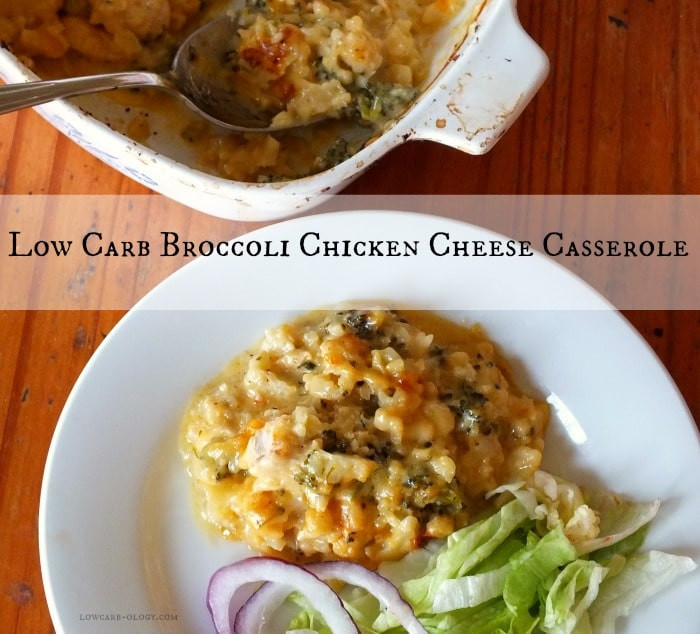 Low Carb Chicken And Broccoli Casserole
 Cheesy Chicken Broccoli Casserole lowcarb ology