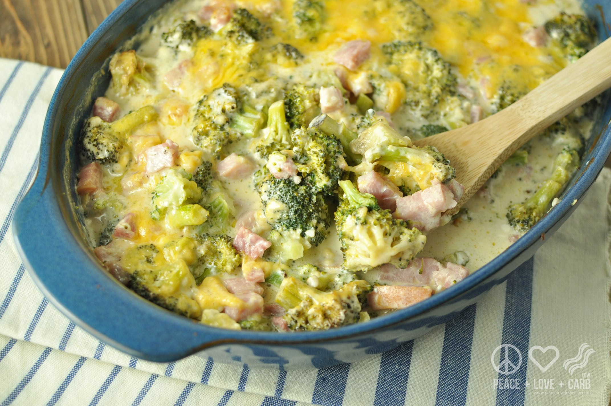 Low Carb Chicken And Broccoli Casserole
 Low Carb Three Cheese Ham and Broccoli Casserole