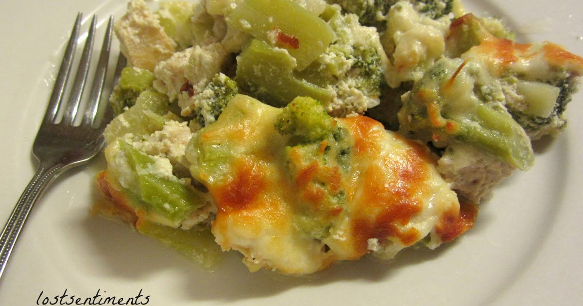 Low Carb Chicken And Broccoli Casserole
 lostsentiments Chicken and Broccoli Cheesy Casserole