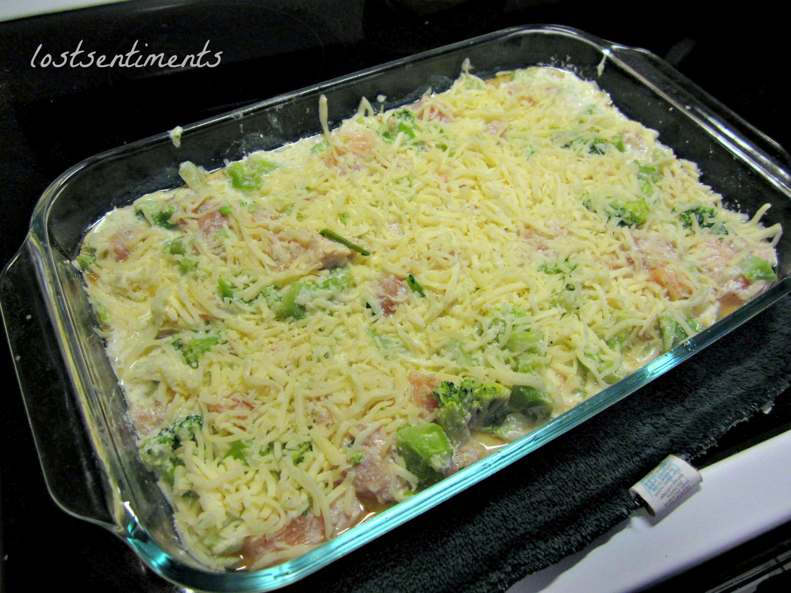 Low Carb Chicken And Broccoli Casserole
 lostsentiments Chicken and Broccoli Cheesy Casserole