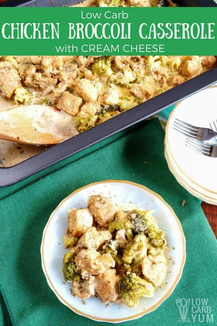 Low Carb Chicken And Broccoli Casserole
 Low Carb Chicken Broccoli Casserole with Cream Cheese