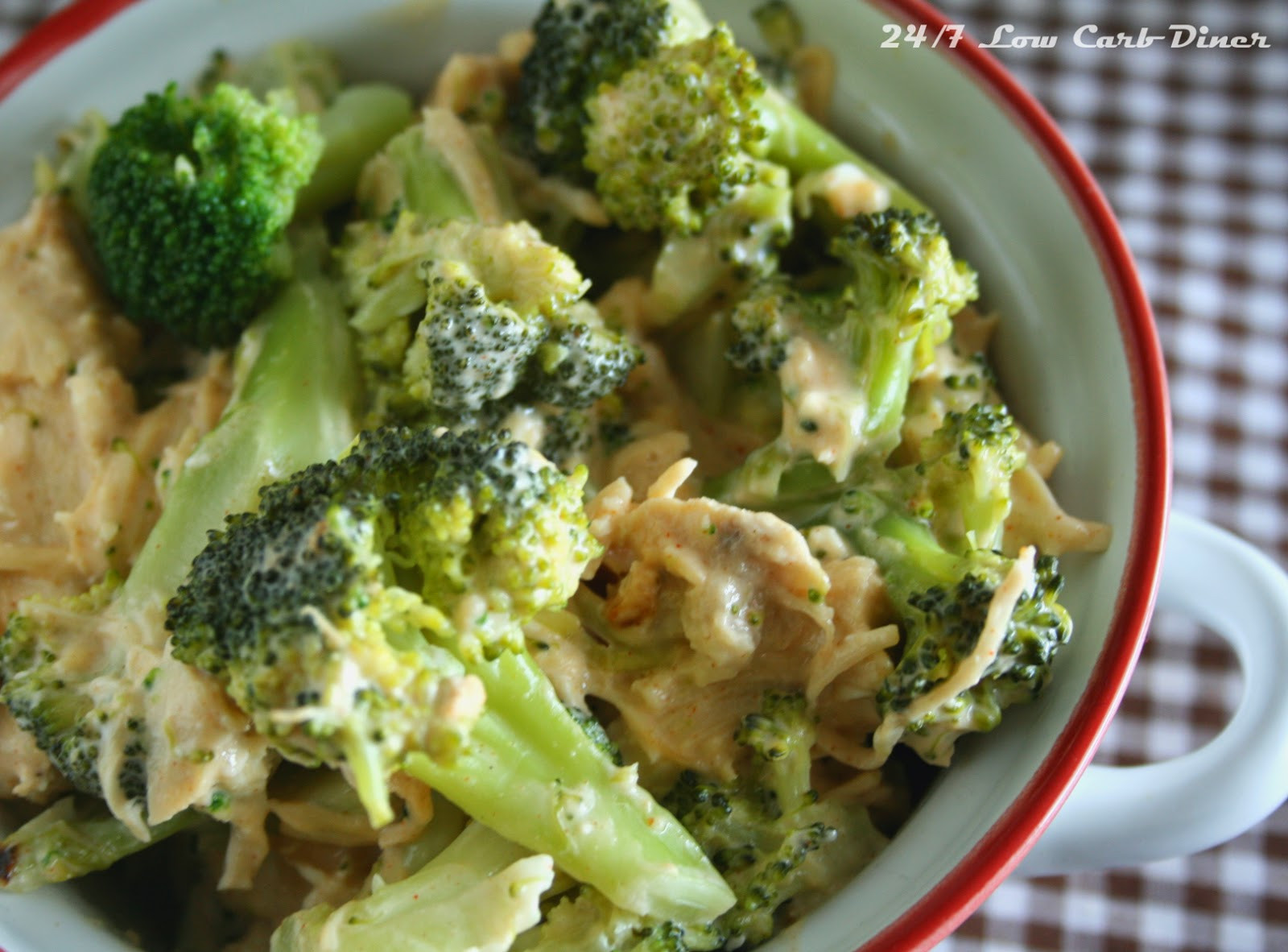 Low Carb Chicken And Broccoli Casserole
 24 7 Low Carb Diner Chicken and Broccoli Casserole for 2