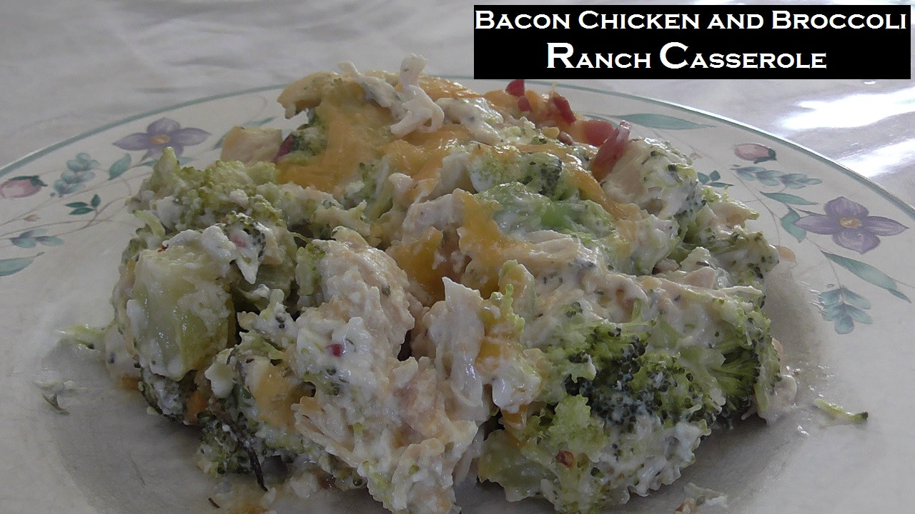 Low Carb Chicken Bacon Ranch Casserole
 Low Carb Bacon Chicken and Broccoli Ranch Casserole THM